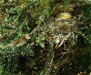 bruno liljefors taltrast vid boet France oil painting artist